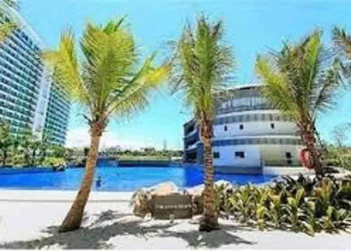 Azure A6 Beachpool With Balcony Wifi Near Mall Airport Apartment Manila
